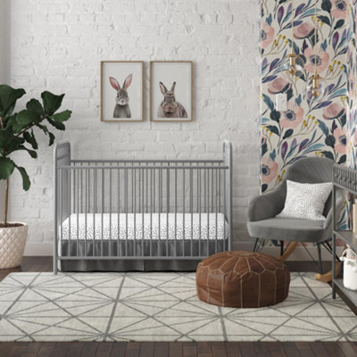 Dorel Ivy, Metal Cot 5972396Comuk Grey