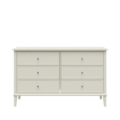 Dorel Franklin 6 Drawer Dresser Soft White