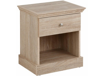 B&Q -  Home Dhp Binz End Table Brown Oak Look