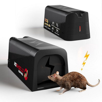 Roshield Electric Rat & Mouse TrapsProfessional Quality & Heavy Duty Pest Control Trap For Instant KillLarge Reusable & from B&Q