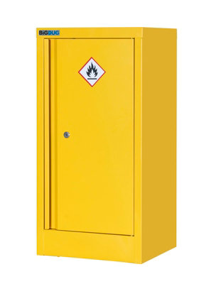 Bigdug Hazardous Substance Storage CabinetMetal Coshh CupboardHse Safety Cabinet1 Shelf 700H X 350W X 300D mm from B&Q