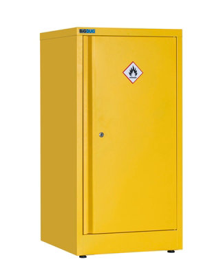 Bigdug Hazardous Substance Storage CabinetMetal Coshh CupboardHse Safety Cabinet1 Shelf 900H X 460W X 460D mm from B&Q