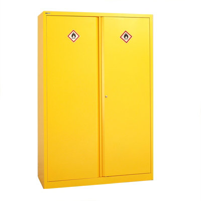 Bigdug Hazardous Substance Storage CabinetMetal Coshh CupboardHse Safety Cabinet3 Shelf 1800H X 915W X 460D mm from B&Q