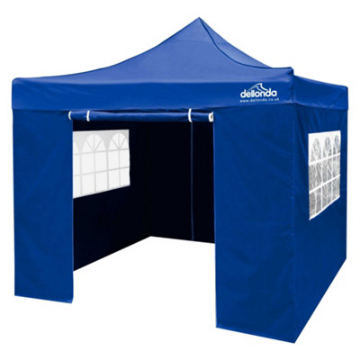 B&Q -  Premium 2X2M Pop-Up Gazebo & Side Walls With Carry BagStakes & Weight Bags