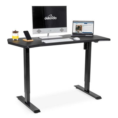 B&Q -  Electric Standing DeskAdjustableCarbonOffice Quiet & Fast 1400 X 700mm