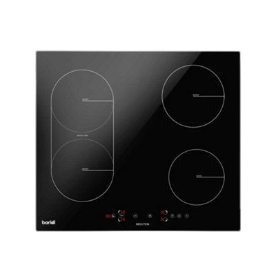 B&Q -  60Cm Bridge Zone Induction Hob 4 Zones Boost Function 9 SettingsDh178