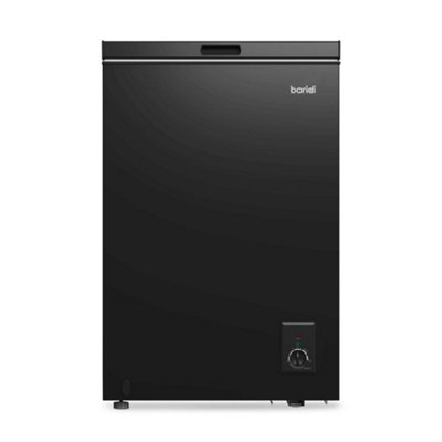 Dellonda Baridi Freestanding Chest Freezer99LOutbuilding SafeBlack from B&Q