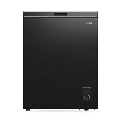 Dellonda Baridi Freestanding Chest Freezer142LOutbuilding SafeBlack from B&Q