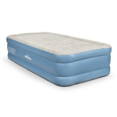 Single Raised Air Bed with Built-In Electric Pump - - Image 7