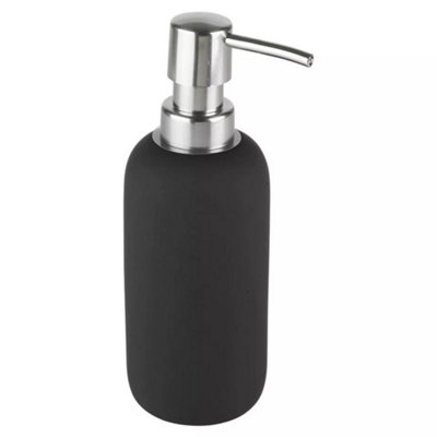 Urbn-Living BlackLulu Matt ColourSoap Dispenser from B&Q