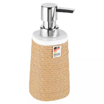 Urbn-Living Ridder Brown Rope WrapSoap Dispenser from B&Q