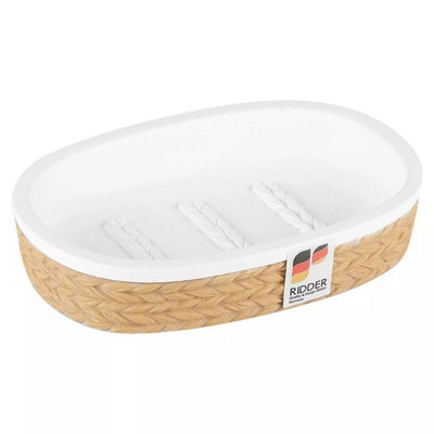 Urbn-Living Ridder Brown Rope WrapSoap Dish from B&Q