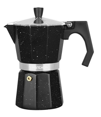 Urbn-Chef Urbn Chef 12 Cups Stovetop Percolator Moka Coffee Pot Coffee Maker from B&Q