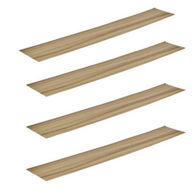 Urbn-Living Antique OakSet Of 4Self-Adhesive Vinyl Floor PlanksWood Effect Tiles from B&Q