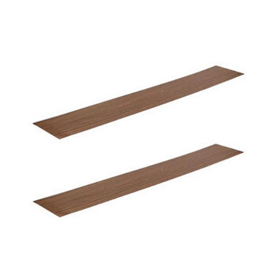 Urbn-Living WalnutSet Of 2Self-Adhesive Vinyl Floor PlanksWood Effect Tiles from B&Q