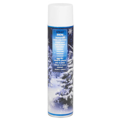 Urbn-Living Urbnliving 600Ml Artificial Spray Snow Fake White Christmas Tree Wreath Window Xmas Décor from B&Q