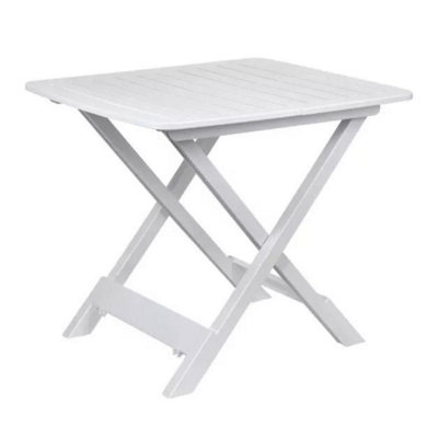 B&Q -  WhitePortable Folding Camping Picnic Table