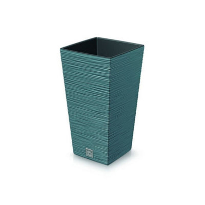 Urbn-Living BlueFuru Square Tall Planters With Inserts38X20X20 Cm from B&Q