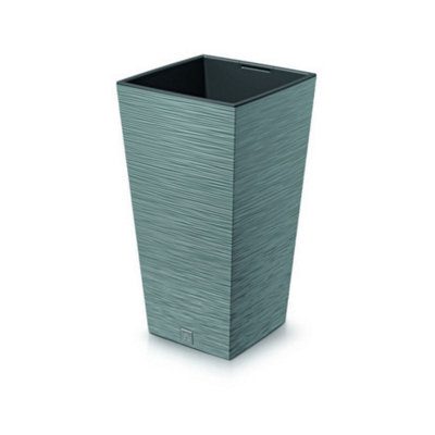 Urbn-Living ConcreteFuru Square Tall Planters With Insert50X26.5X26.5 Cm from B&Q