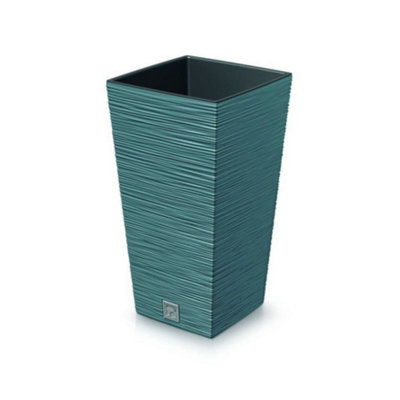Urbn-Living BlueFuru Square Tall Planters With Insert55X29.5X29.5 Cm from B&Q