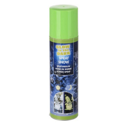 Urbn-Living 150Ml Glow-In-The-Dark Artificial Snow Spray from B&Q