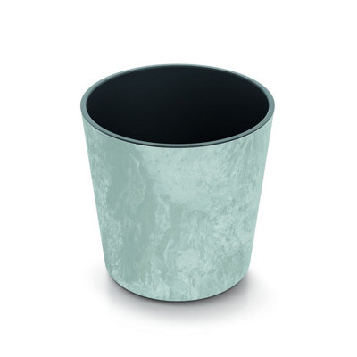 Urbn-Living Grey300mm Tubus Low Washed Up Look Flower Pot from B&Q