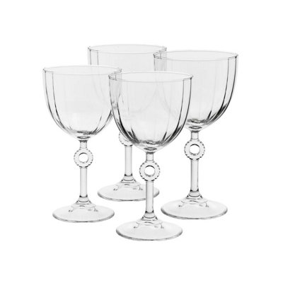 Urbn-Living Set Of 4270Ml Stemmed Wine & Dessert Goblets from B&Q