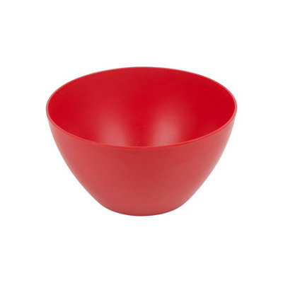 Urbn-Living Red6Pc Unbreakable Colored Plastic Soup & Cereal Bowls from B&Q