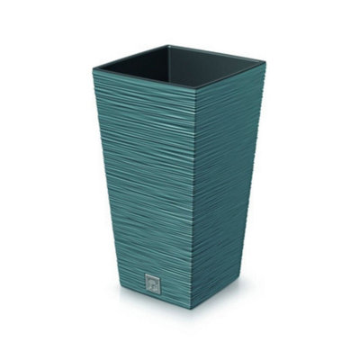 Urbn-Living BlueFuru Square Tall Planters With Insert66X34.5X34.5 Cm from B&Q