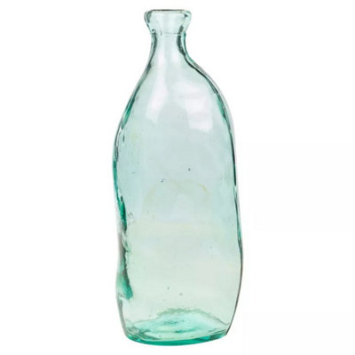 Urbn-Living Clear3.1L Lea Floral Decorative Vase from B&Q
