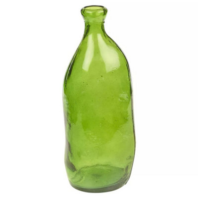 Urbn-Living Green3.1L Lea Floral Decorative Vase from B&Q