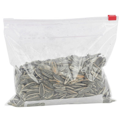B&Q -  Urbnliving Height 10Cm 1L 120 Pcs Zip Slider Multi Use Plastic Food Saver Freezer Vacuum Roll Sealer Storage Bags
