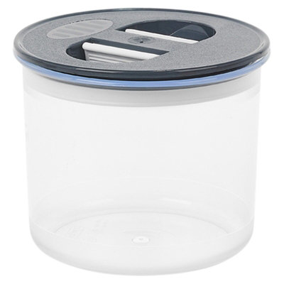 Urbn-Living Urbnliving 600Ml Dark Grey Plastic Airtight Containers Food Storage Reusable Stackable from B&Q