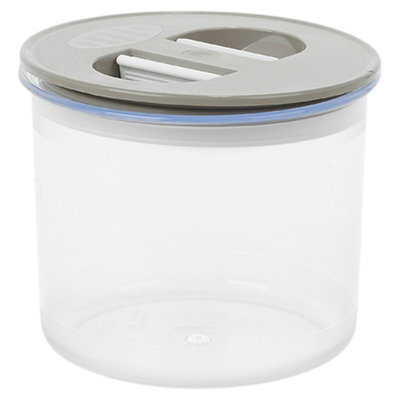 Urbnliving 600Ml Taupe Plastic Airtight Containers Food Storage Reusable Stackable from B&Q