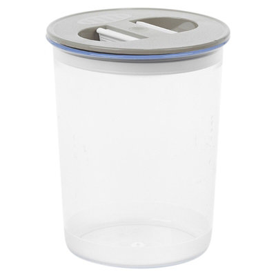 Urbn-Living Urbnliving 850Ml Taupe Plastic Airtight Containers Food Storage Reusable Stackable from B&Q