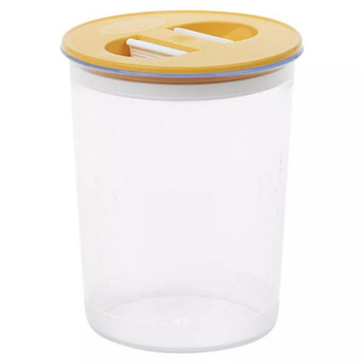 B&Q -  Yellow850Ml Airtight Food Storage Container