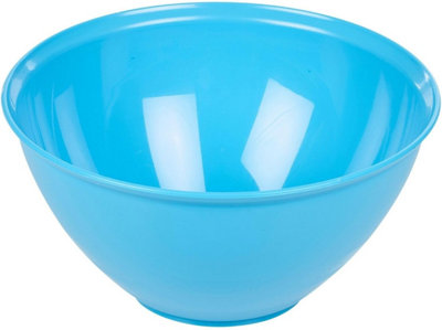 Urbn-Chef Height 13Cm Durable Plastic Kitchen Blue Mixing Salad Bowls Microwave & Dishwasher Safe from B&Q