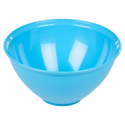 Urbn-Chef Height 12Cm Durable Plastic Kitchen Blue Mixing Salad Bowls Microwave & Dishwasher Safe from B&Q