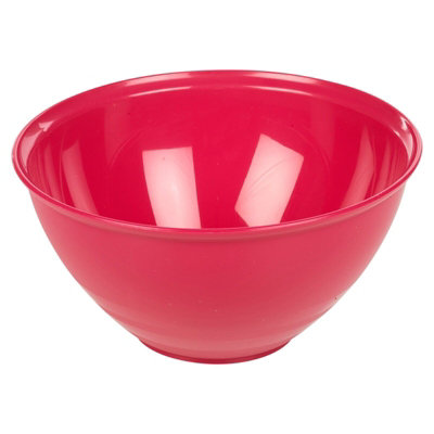 Urbn-Chef Height 12Cm Durable Plastic Kitchen Fuschia Mixing Salad Bowls Microwave & Dishwasher Safe from B&Q