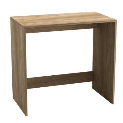 Urbn-Living Urbnliving 75Cm Height Small Compact Modern Computer Pc Laptop Desk Study Table Home Office Workstation Oak Colour from B&Q