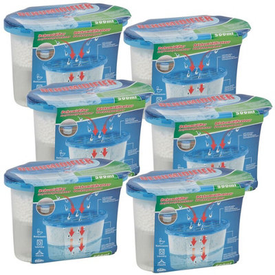 Urbn-Living Urbnliving 10Cm Height 500Ml Interior Condensation Dehumidifier Damp Mould Moisture Remover 6Pcs from B&Q