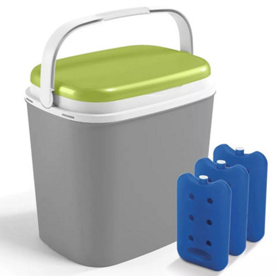 Urbn-Living 27L Insulated Camping Beach Cooler Lunch Box With 3 Ice Packs from B&Q