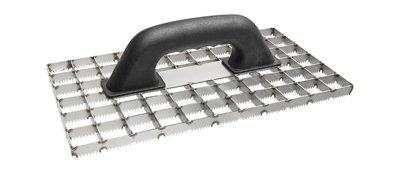 Rasp Trowel 180mm X 330mm Insulation Board Scraper Grid Float from B&Q