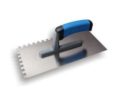 Stainless Steel Flooring Trowel 130mm X 270mm With Comfort Grip from B&Q