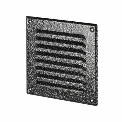 Metal Air Vent Grille 165mm X 165mm Antique Silver Wall Ventilation Cover 6.5" from B&Q
