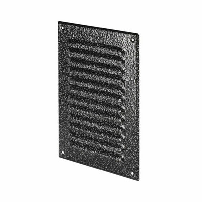 Metal Antique Silver Air Vent Grille 165mm X 240mm With Fly Screen / Mesh / Net Ventilation Cover Mta4Ansr from B&Q