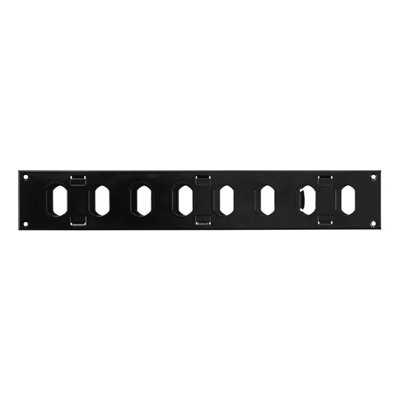 Black Metal Air Vent Grille 300mm X 50mm from B&Q