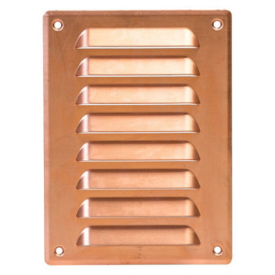 Copper Air Vent Grille 140mm X 190mm from B&Q