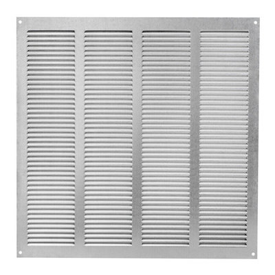 Galvanised Steel Air Vent Grille 400mm X 400mm from B&Q