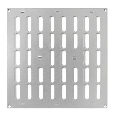 Galvanised Steel Air Vent Grille 300mm X 300mm from B&Q
